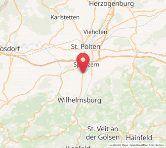 Map of Hart, Lower Austria