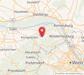 Map of Hintersdorf, Lower Austria