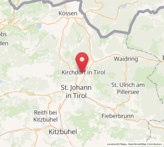 Map of Kirchdorf en Tyrol, Tyrol