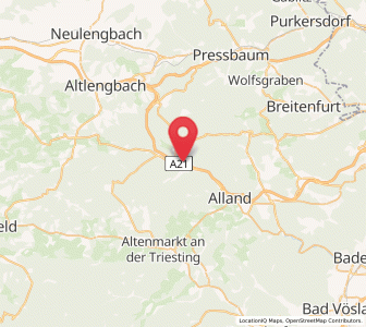 Map of Klausen-Leopoldsdorf, Lower Austria