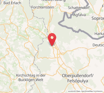 Map of Kobersdorf, Burgenland