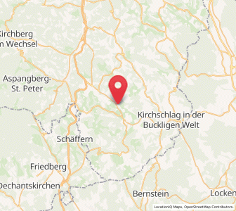 Map of Krumbach Markt, Lower Austria
