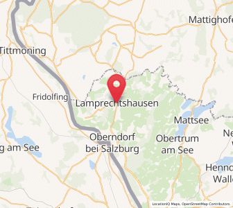 Map of Lamprechtshausen, Salzburg
