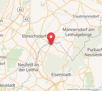 Map of Leithaprodersdorf, Burgenland