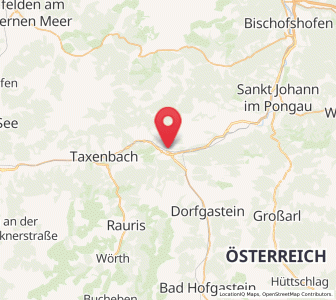 Map of Lend, Salzburg