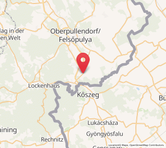 Map of Mannersdorf an der Rabnitz, Burgenland