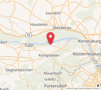 Map of Muckendorf an der Donau, Lower Austria