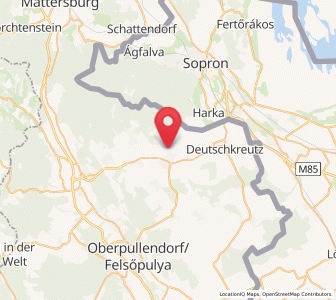 Map of Neckenmarkt, Burgenland