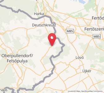 Map of Nikitsch, Burgenland