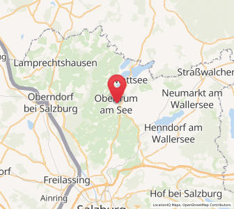 Map of Obertrum am See, Salzburg