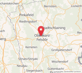 Map of Oberwart, Burgenland