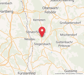 Map of Ollersdorf im Burgenland, Burgenland