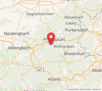 Map of Pfalzau, Lower Austria