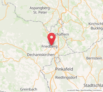 Map of Pinggau, Styria