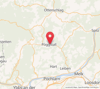 Map of Pöggstall, Lower Austria