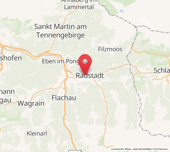 Map of Radstadt, Salzburg