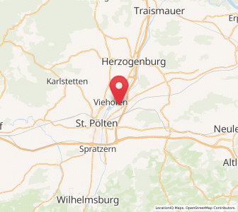 Map of Ratzersdorf an der Traisen, Lower Austria