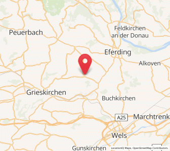 Map of Sankt Marienkirchen an der Polsenz, Upper Austria