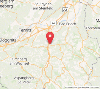 Map of Scheiblingkirchen, Lower Austria