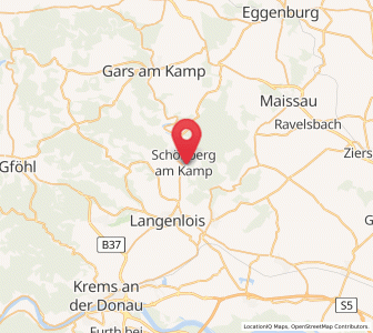 Map of Schönberg, Lower Austria