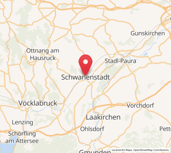 Map of Schwanenstadt, Upper Austria