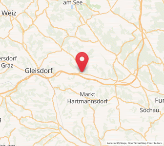 Map of Sinabelkirchen, Styria
