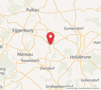 Map of Sitzendorf an der Schmida, Lower Austria