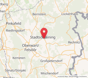 Map of Stadtschlaining, Burgenland
