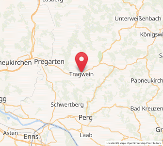 Map of Tragwein, Upper Austria
