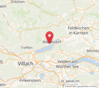 Map of Tschöran, Carinthia