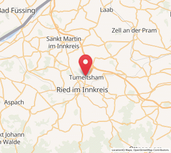 Map of Tumeltsham, Upper Austria