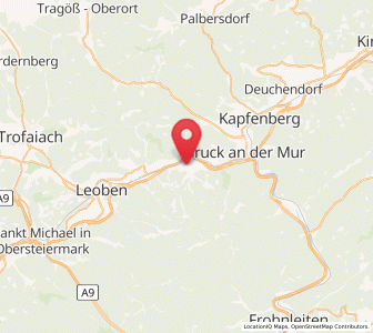 Map of Utschtal, Styria