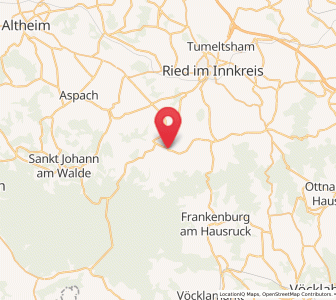 Map of Waldzell, Upper Austria