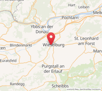 Map of Weinzierl, Lower Austria