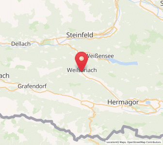 Map of Weissbriach, Carinthia