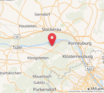 Map of Wördern, Lower Austria