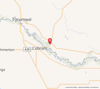 Map of Barooga, New South Wales