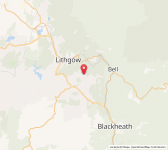 Map of Bell, New South Wales