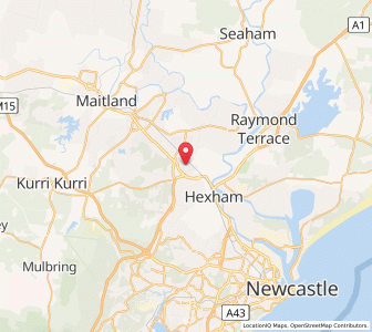 Map of Beresfield, New South Wales