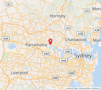 Map of Billabong, New South Wales