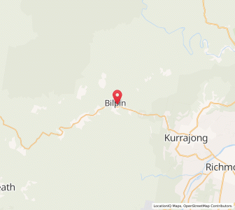 Map of Bilpin, New South Wales