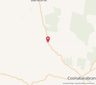 Map of Bugaldie, New South Wales