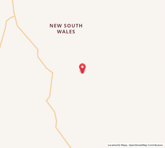 Map of Cajildry, New South Wales
