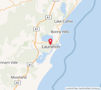 Map of Camden Haven, New South Wales