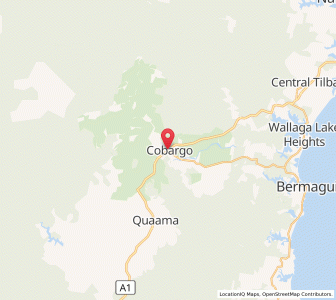 Map of Cobargo, New South Wales