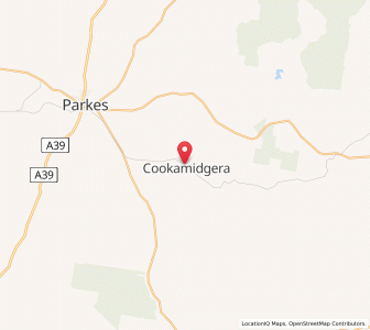 Map of Cookamidgera, New South Wales