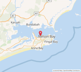 Map of Corlette, New South Wales