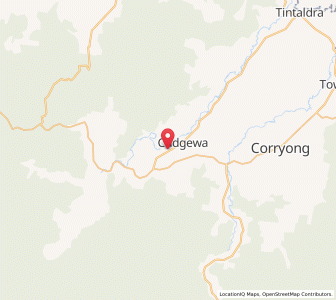 Map of Cudgewa, VictoriaVictoria