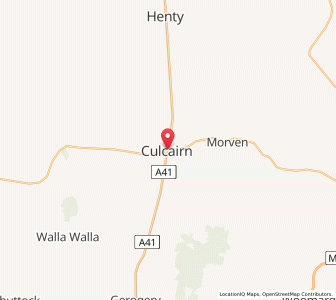 Map of Culcairn, New South Wales