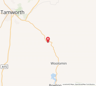 Map of Dungowan, New South Wales